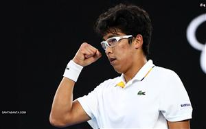 South Korean tennis player, Hyeon Chung who defeated Novak Djokovic at the 2018 Australian Open